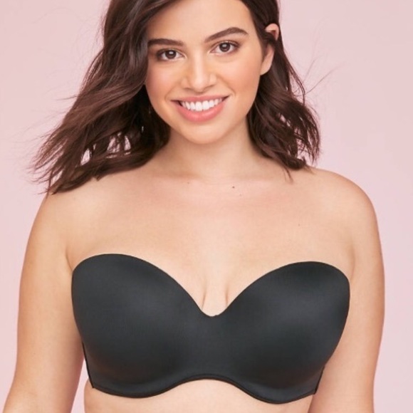 Cacique Intimates & Sleepwear Cacique Black Strapless Bra Size 4f